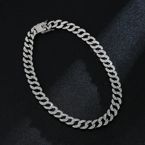 Full Diamond Inlaid Necklace Frugal Finds Galore