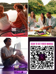 Portable Hookah Set With Everything And Case Premium Book Hookah with Smoke Frugal Finds Galore