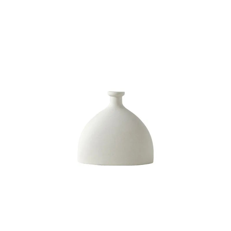 Nordic White Ceramic Vase