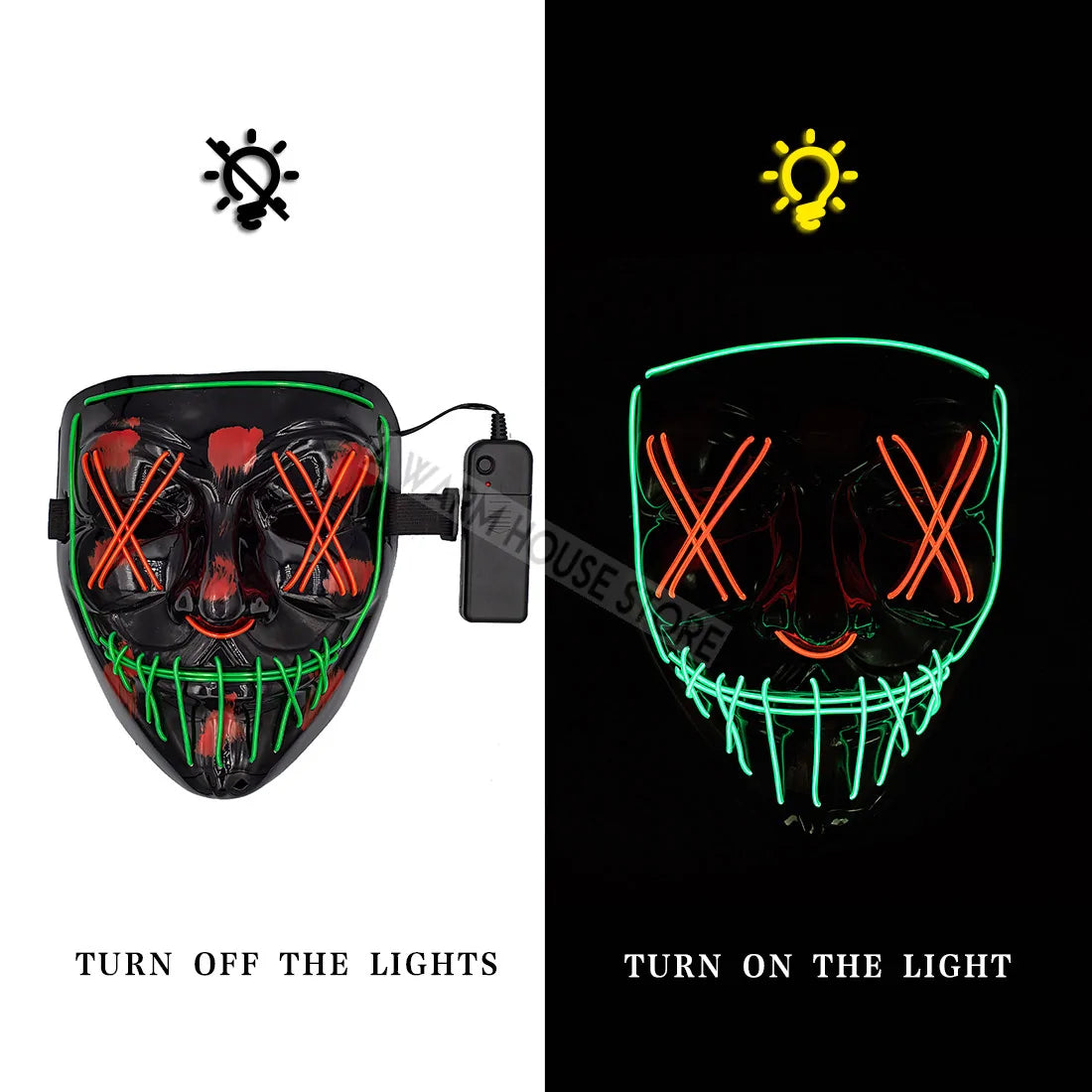 Halloween Mask LED