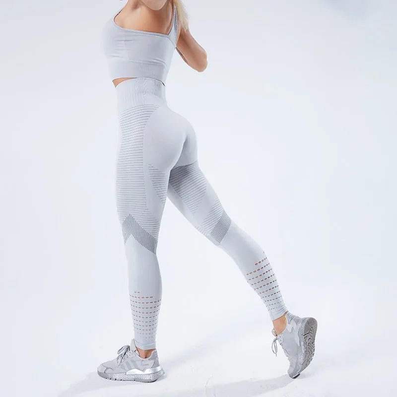 Leggings push up de cintura alta sin costuras CHRLEISURE