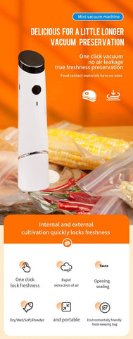 Vacuum Food Storage Bag Set with Electric Pump Frugal Finds Galore