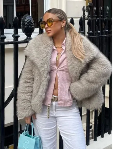 Winter Plush Coat Frugal Finds Galore