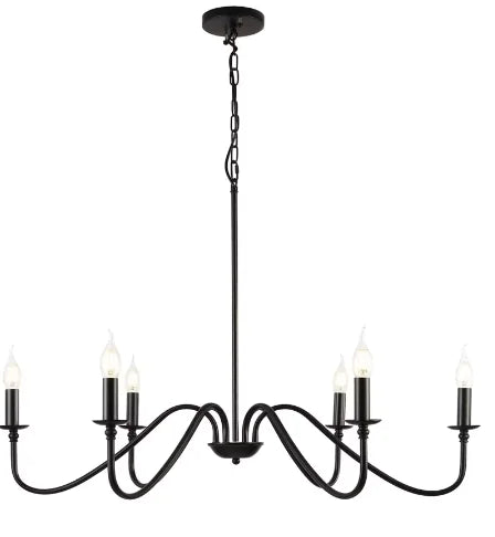 6-Light Farmhouse Chandelier