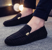 Men's Lightweight Non-Slip Leather Slip-On Loafers Frugal Finds Galore