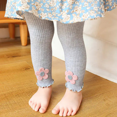Cotton Flower Leggings for Toddler Girls Frugal Finds Galore
