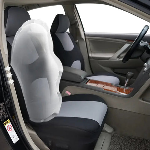 Polyester Car Seat Covers Cushion Set - 4 or 9 Piece Frugal Finds Galore