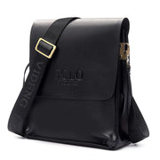 Men's Polo Leather Crossbody Bag - Casual Shoulder Bag Frugal Finds Galore