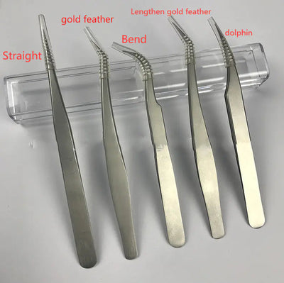 High-Precision Stainless Steel Curved Tweezers for Eyelash Extensions Frugal Finds Galore