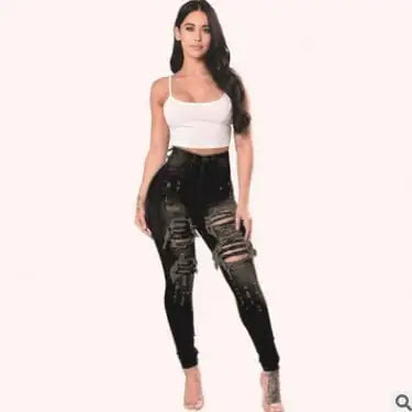 Skinny Ripped Jeans for Women Frugal Finds Galore