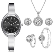 Fashionable Korean Alloy Women's Watch with Diamonds Frugal Finds Galore