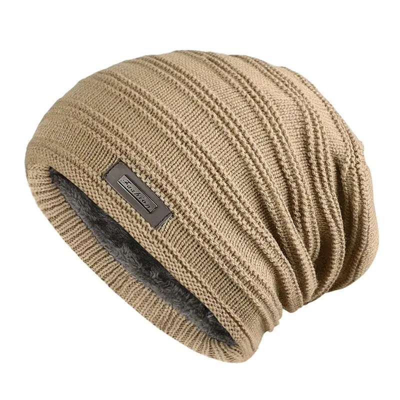 Fleece Lined Knitted Cap