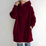 Women's Fuzzy Full-Zip Sport Pullover Hoodie Frugal Finds Galore