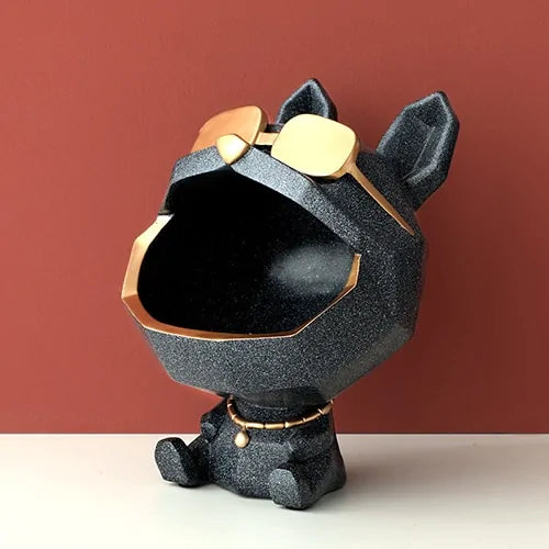 Big Mouth Dog Resin Storage Box