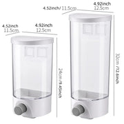 Wall-Mounted Food Storage Container and Cereal Dispenser Frugal Finds Galore