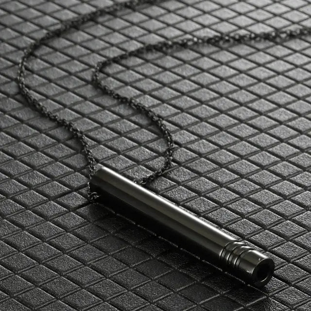 Breathable Anxiety Necklace In Stainless Steel