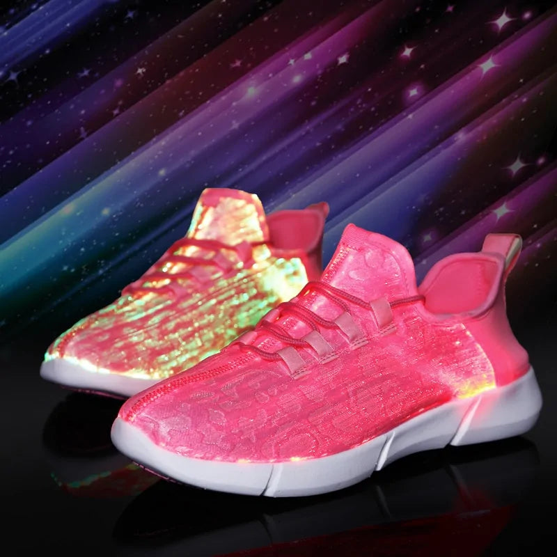 Summer LED Fiber Optic Shoes