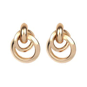 Interlocking Metal Hoop Earrings Frugal Finds Galore