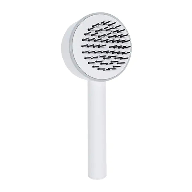 One-key Self-cleaning Fine Teeth Hair Brush