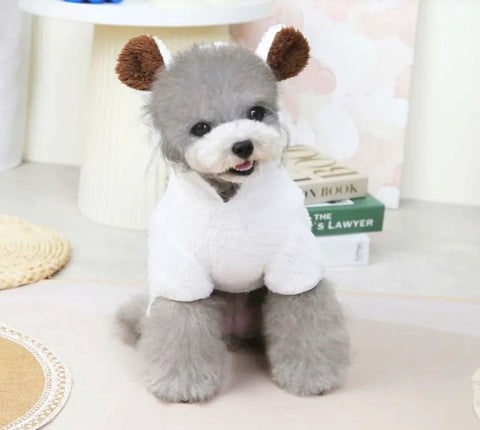 Fluffy Bear  Four-Legged Dog Jacket Frugal Finds Galore