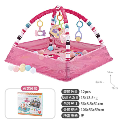 Baby Play Gym with Ocean Balls and Activity Fence Frugal Finds Galore