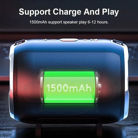 Portable Anti-Fall Bluetooth Speaker with Subwoofer Frugal Finds Galore