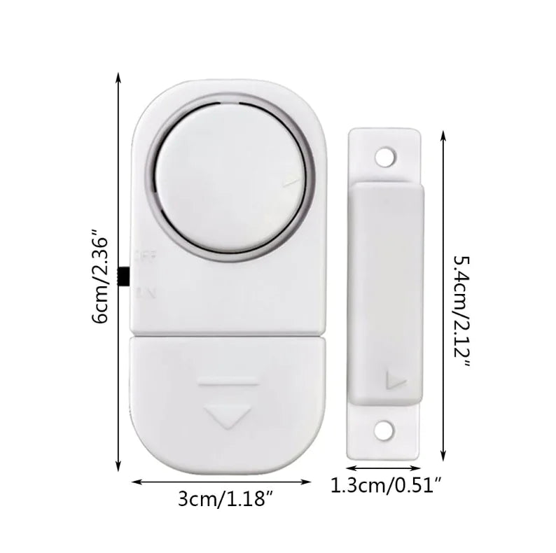 6 PCS WIRELESS Home Window Burglar Security ALARM System