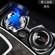 Multifunctional Car Ashtray with LED Light and Metal Core Frugal Finds Galore