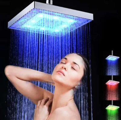 Luminous Color Changing Shower Head Frugal Finds Galore