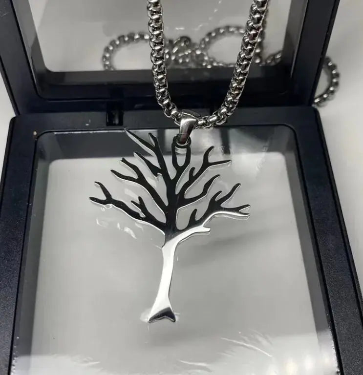 Personalized High-grade Stainless Steel Lucky Tree Necklace