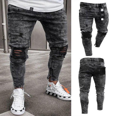 Stretch Shredded Jeans Pants Frugal Finds Galore