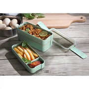 3-in-1 Bento Box Set with Utensils and Dividers Frugal Finds Galore