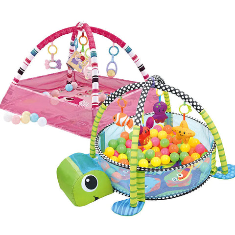Baby Play Gym with Ocean Balls and Activity Fence Frugal Finds Galore