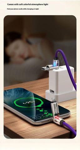 Colorful Four-In-One Fast Charge Cord Frugal Finds Galore