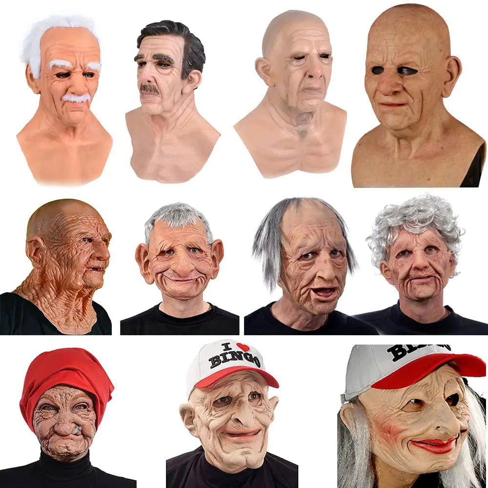 Scary Full-Face Latex Mask