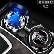 Multifunctional Car Ashtray with LED Light and Metal Core Frugal Finds Galore