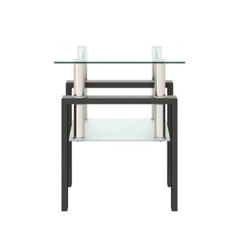 1-Piece Modern Tempered Glass Tea Table Frugal Finds Galore