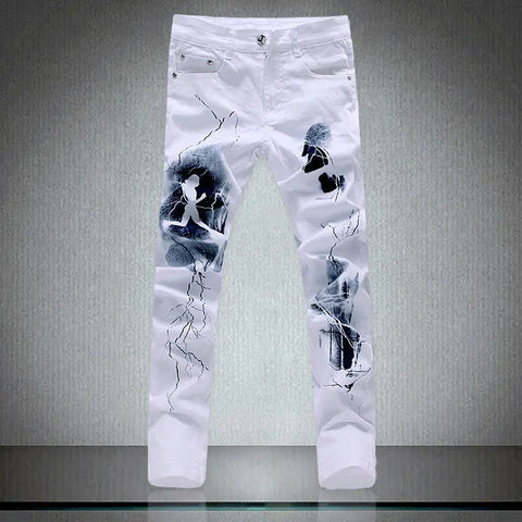 Personalized Print Slim Jeans Frugal Finds Galore