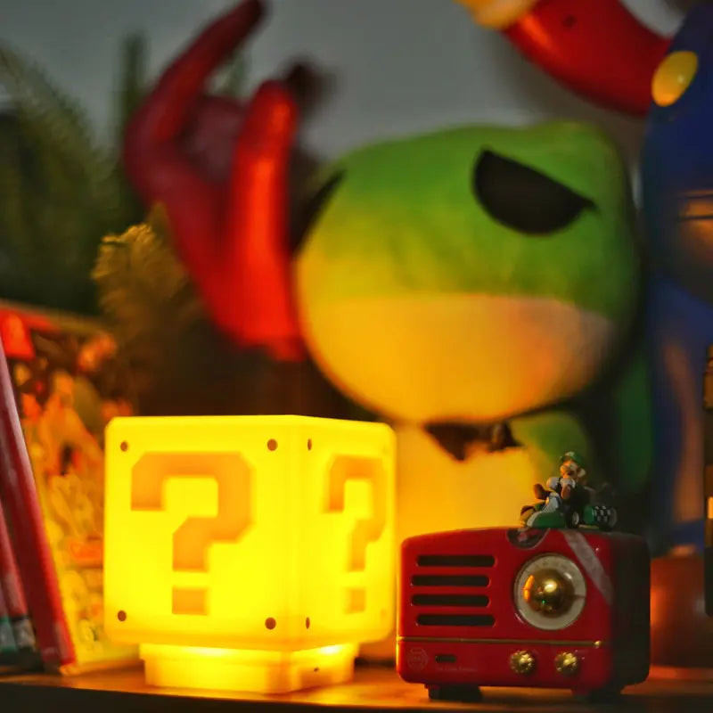 Super Game Question Mark Anime Desktop Table Lamp