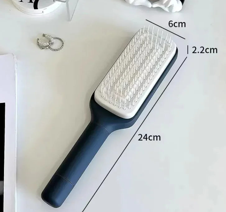 4 In 1 Self Cleaning Hairbrush