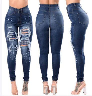 Skinny Ripped Jeans for Women Frugal Finds Galore