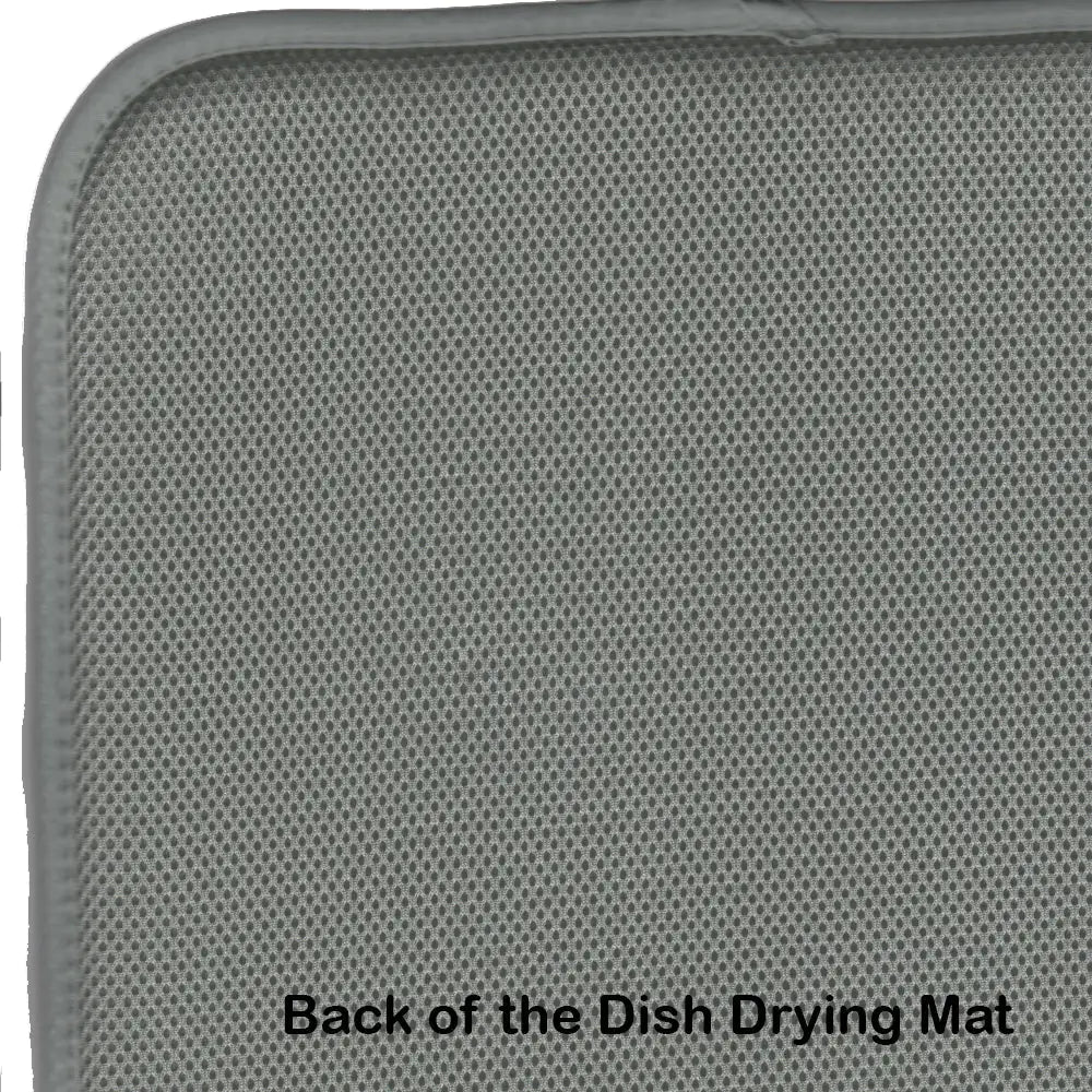 Lots of Black Labrador Retriever Dish Drying Mat