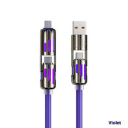 4-in-1 Fast Charge Data Cable – 240W Frugal Finds Galore