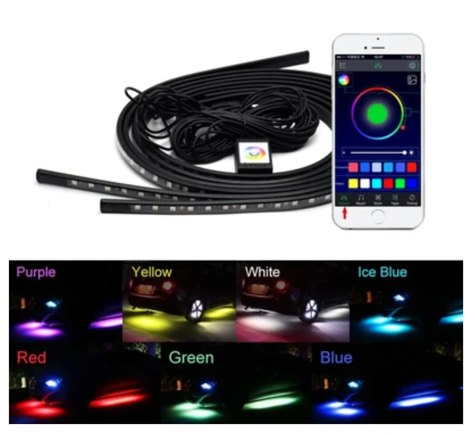 Car Under Glow Light Kit