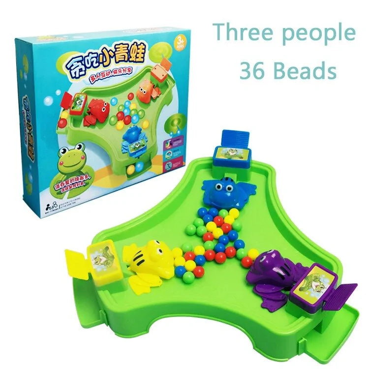 Funny Frog Eating Beans Board Game: Interactive Family and Educational Toy for Kids