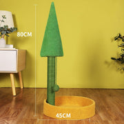 Natural Christmas Tree Cat Climbing Frame Frugal Finds Galore