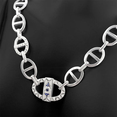 Ring Buckle Hollow Collar Chain Necklace Frugal Finds Galore