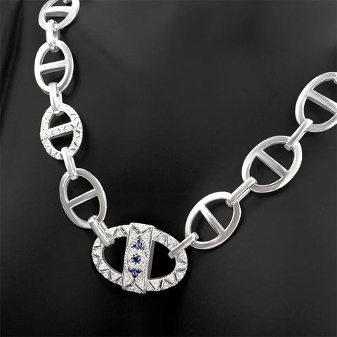 Ring Buckle Hollow Collar Chain Necklace Frugal Finds Galore