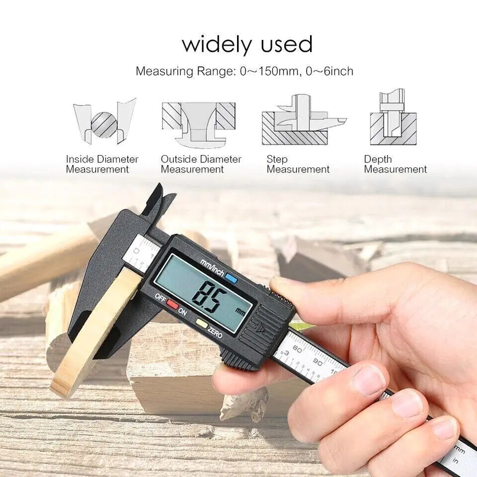 Digital Caliper Micrometer Electronic Measuring Ruler