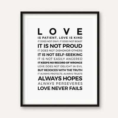 "Love is Patience Printed Wall Art and Scratch Art" Frugal Finds Galore